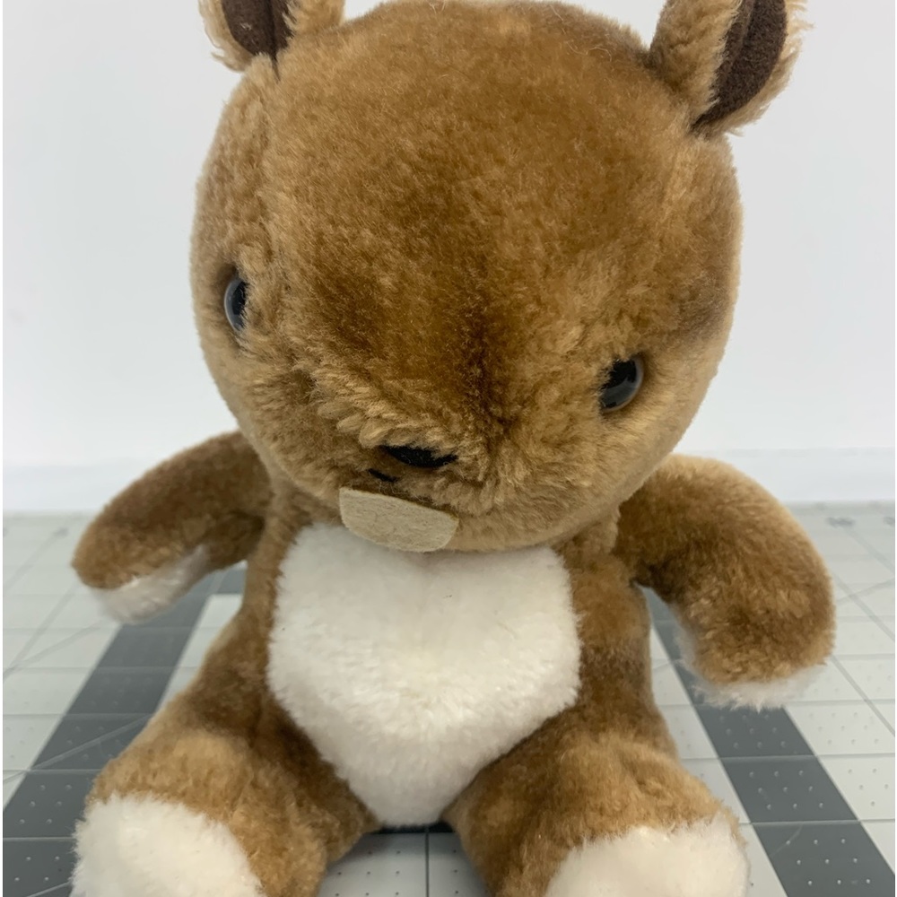 Vintage 1984 Swib 8” Beaver/Badger Plush